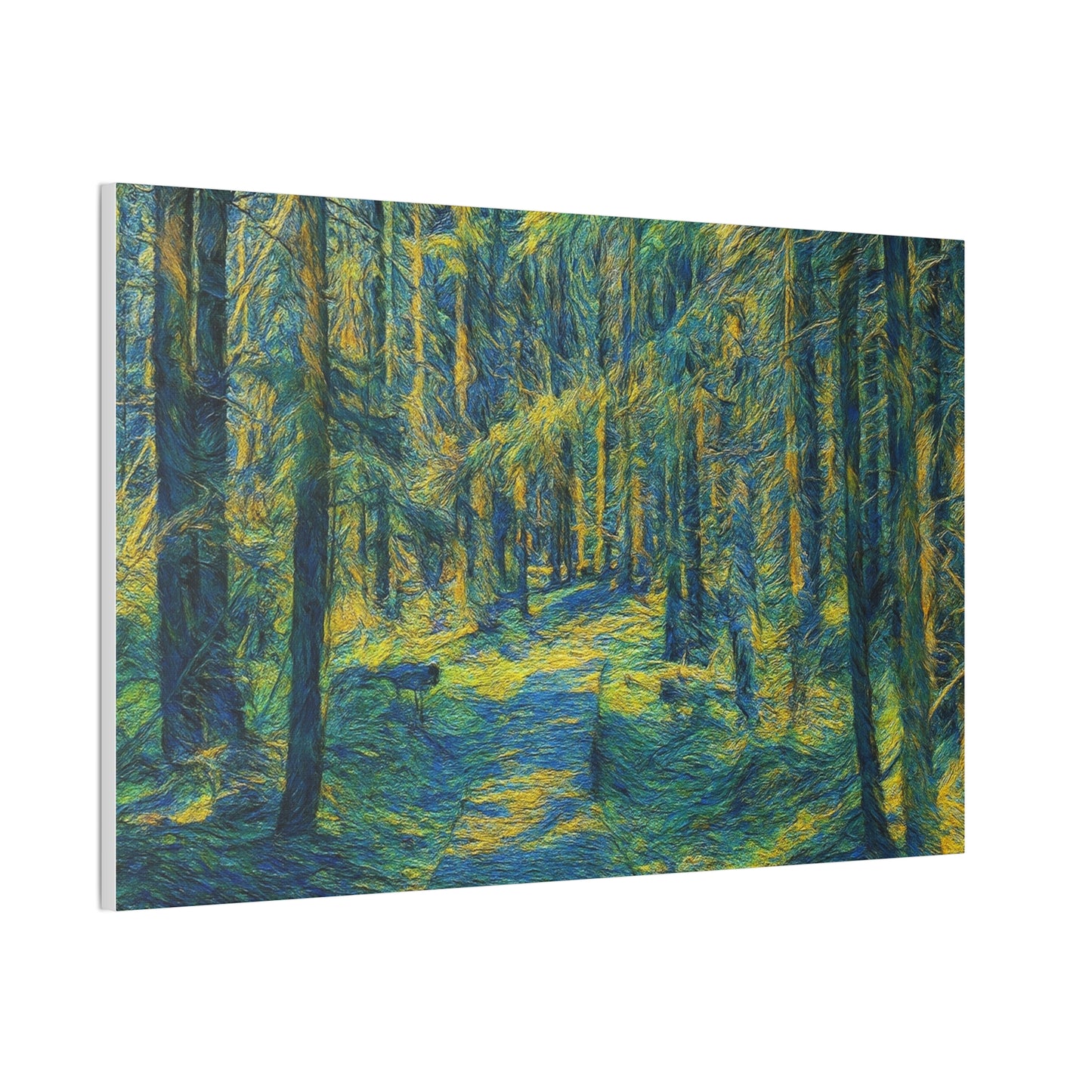 Canvas Art Print, Forest Path Painting, Nature Decor, Wall Art, Gift for Nature Lovers, Home Decor Inspiration