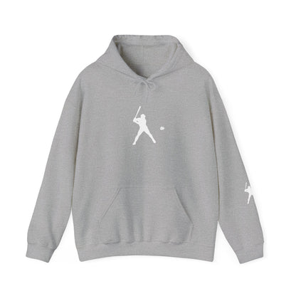 Sporty Unisex Baseball Hooded Sweatshirt, Casual Hoodie for Athletes, Perfect for Gifts, Comfy Streetwear, Ideal for Sports Events, Personal Use