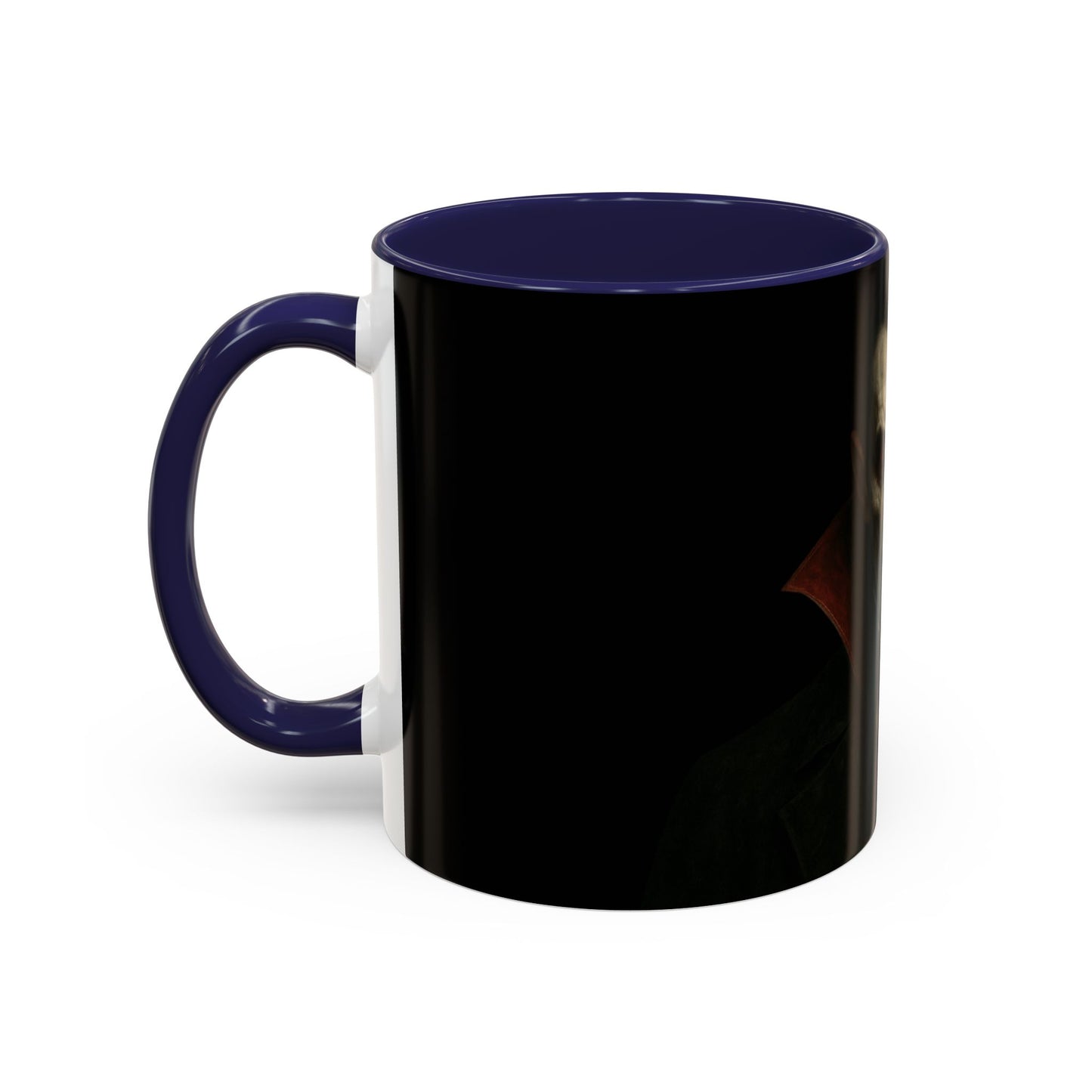 Gothic Dracula Vampire Accent Coffee Mug | Spooky Halloween Gift, Unique Home Decor, Collector's Mug, Coffee Lover's Gift