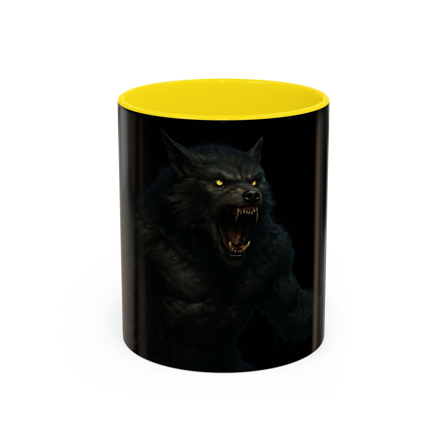 Howling Werewolf Coffee Mug - Perfect Gift for Horror Lovers, Wolf Enthusiasts, Halloween Decor, Unique Drinkware, Gothic Homeware