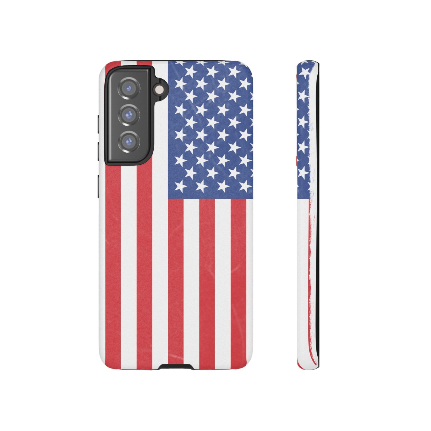 Patriotic Phone Case - Tough Cases for Veterans, USA Lovers, Independence Day, Memorial Day, Flag Design