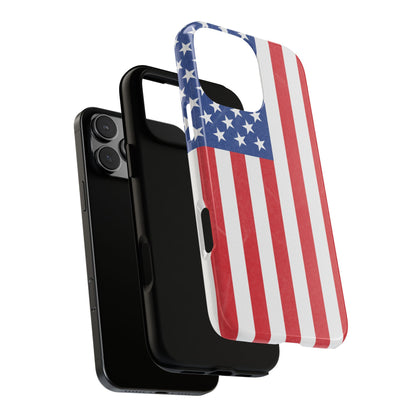 American Flag Phone Case - Patriotic Cell Cover, Tough Cases, USA Pride, Independence Day Gift, Veteran's Day, Phone Protection