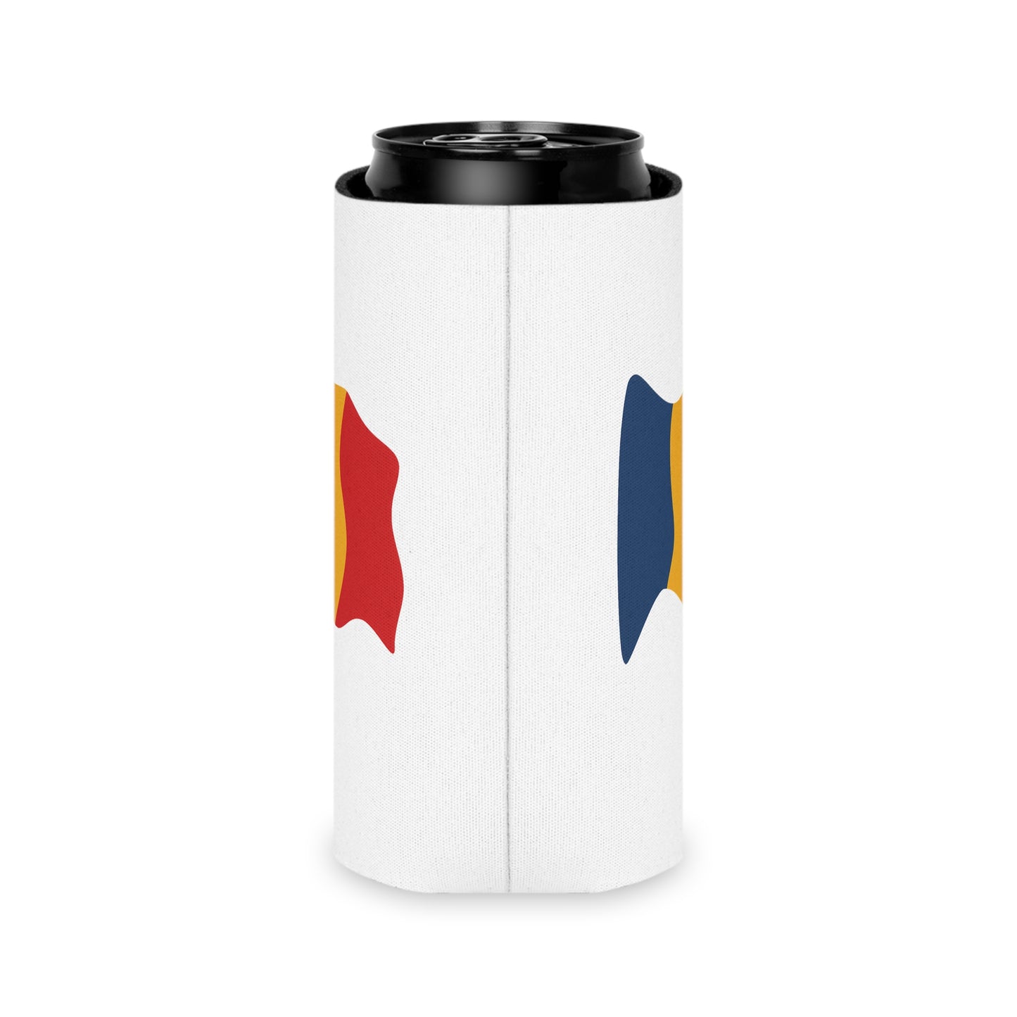 Romania Flag Can Cooler - Fun Drink Insulator, Perfect for Parties, BBQs, Sporting Events, Patriotic Celebrations, Golf Outings