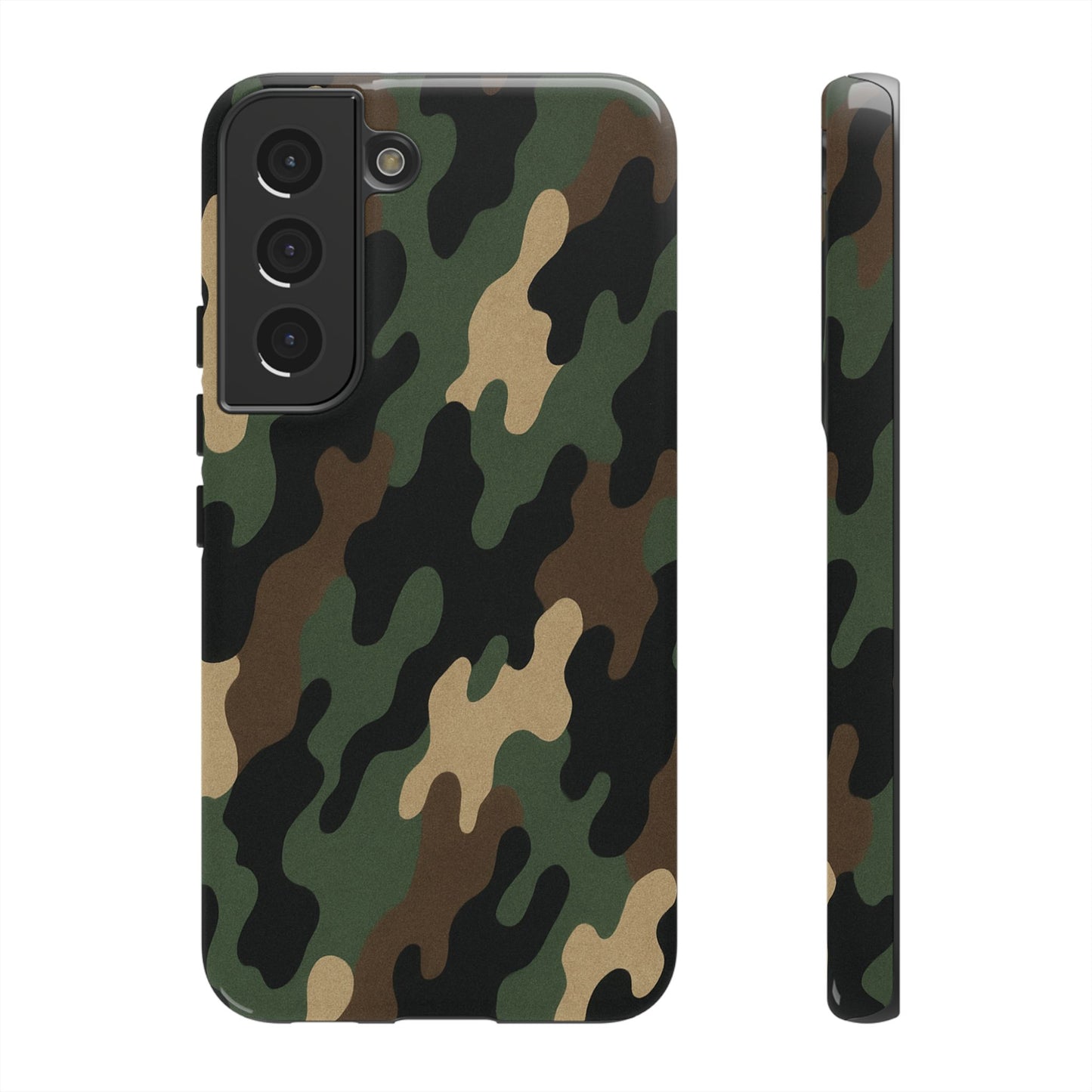 Camouflage Phone Case, Tough Cases, Military Style, Unique Phone Accessories, Gift for Him, Durable Phone Cover
