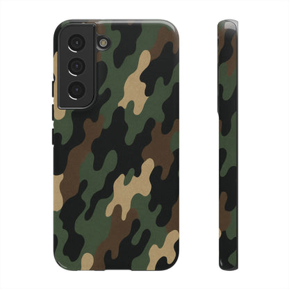 Camouflage Phone Case, Tough Cases, Military Style, Unique Phone Accessories, Gift for Him, Durable Phone Cover
