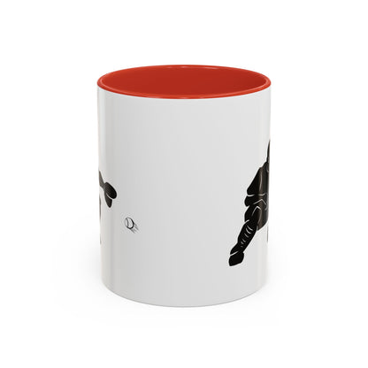 Baseball Catcher Coffee Mug, Sports Gift for Coaches, Black Accent Mug for Fans, Perfect for Birthdays & Celebrations, Unique Cup