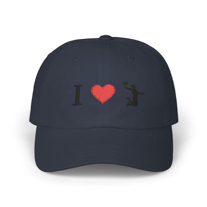 I Love Basketball Dad Cap, Casual Hat for Dads, Gift for Father's Day, Sports Lover Cap, Family Outing Accessory, Everyday Wear