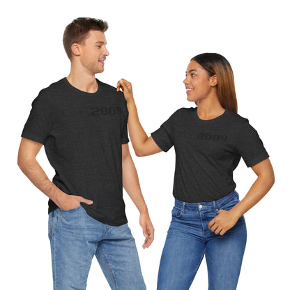Established 2009 Unisex Tee - Casual Wear, Birthday Gift, Graduation Outfit, Anniversary Shirt, Personalized Fashion