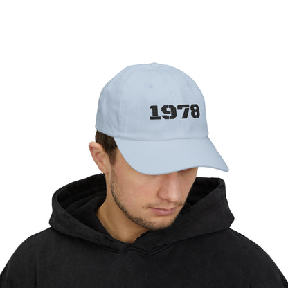 Vintage 1978 Dad Cap, Classic Cap for Fathers, Gift for Dad, Father's Day, Casual Style, Adjustable Hat