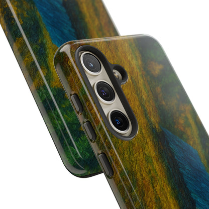 Artistic Phone Case by Tough Cases, Nature-Inspired Phone Protection, Unique Gift for Nature Lovers, Stylish Accessory, Fall Aesthetic