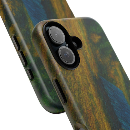 Artistic Phone Case by Tough Cases, Nature-Inspired Phone Protection, Unique Gift for Nature Lovers, Stylish Accessory, Fall Aesthetic