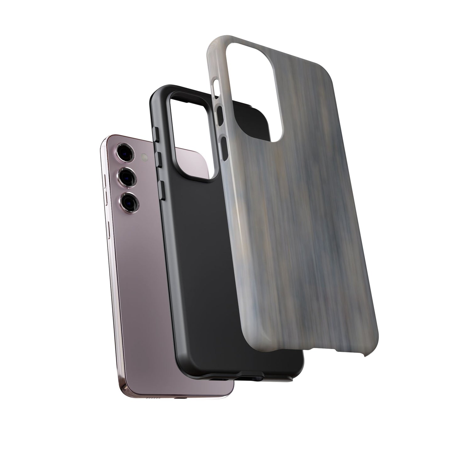 Stylish Tough Phone Case - Durable Protection with Modern Marble Design