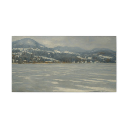 Serene Winter Landscape Canvas