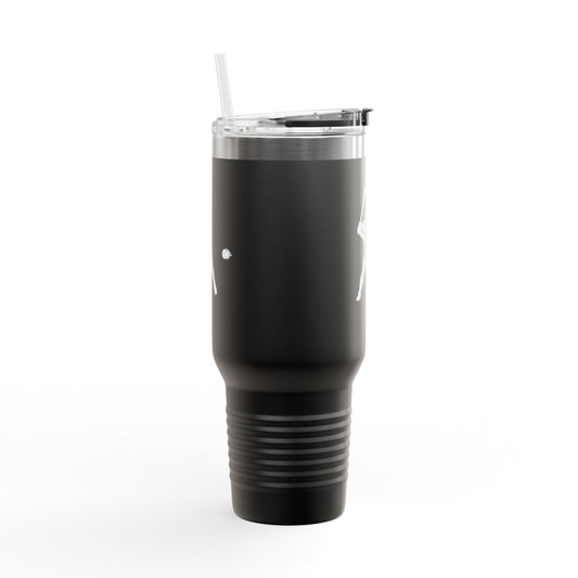 Baseball-Themed Insulated Travel Mug, Perfect for Fans & Athletes, Gift for Sports Lovers, 40oz Drinkware for Home & Road