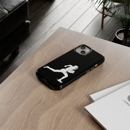 Football Player Phone Case, Tough Cases, Sports Phone Cover, Gift for Athletes, iPhone & Samsung Accessories, Running Player Design