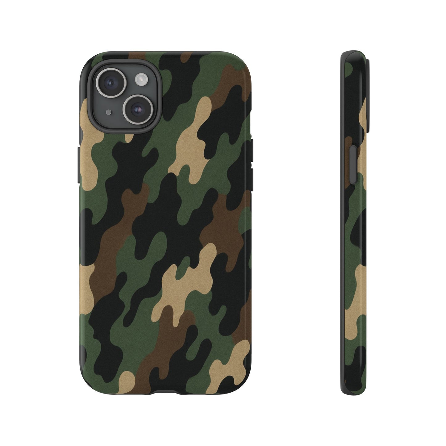 Camouflage Phone Case, Tough Cases, Military Style, Unique Phone Accessories, Gift for Him, Durable Phone Cover