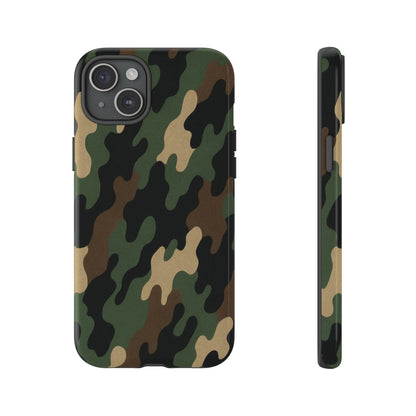 Camouflage Phone Case, Tough Cases, Military Style, Unique Phone Accessories, Gift for Him, Durable Phone Cover