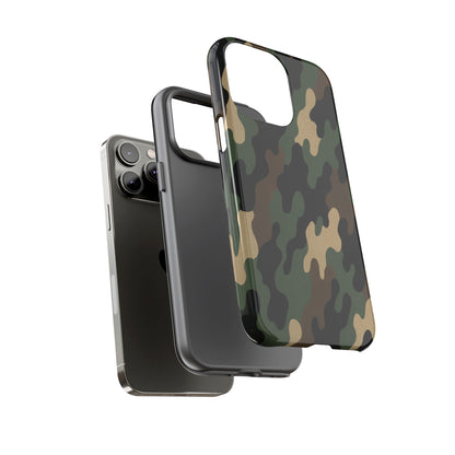 Camouflage Phone Case, Tough Cases, Military Style, Unique Phone Accessories, Gift for Him, Durable Phone Cover