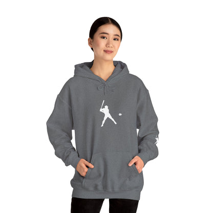 Sporty Unisex Baseball Hooded Sweatshirt, Casual Hoodie for Athletes, Perfect for Gifts, Comfy Streetwear, Ideal for Sports Events, Personal Use