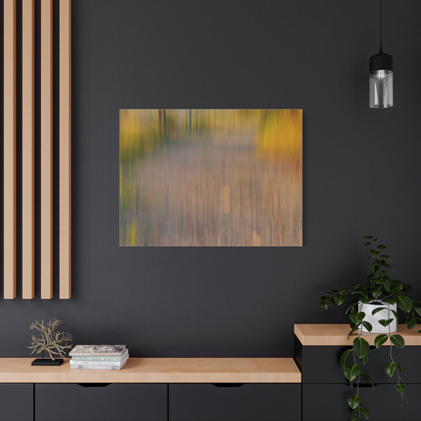 Abstract Landscape Canvas Art - 1.25" Stretched Wall Decor