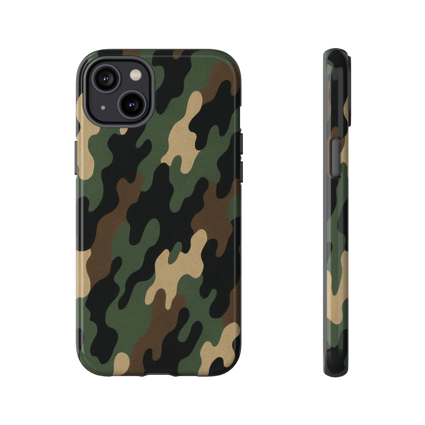 Camouflage Phone Case, Tough Cases, Military Style, Unique Phone Accessories, Gift for Him, Durable Phone Cover