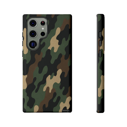 Camouflage Phone Case, Tough Cases, Military Style, Unique Phone Accessories, Gift for Him, Durable Phone Cover