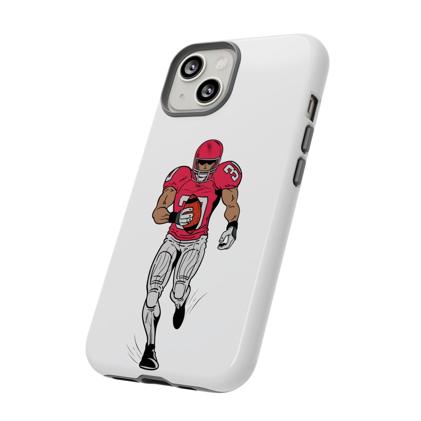 Football Player Tough Case, Sports Phone Cover, Athlete Gift, Tough Phone Case, Fall Sports, Football Lover's Accessory