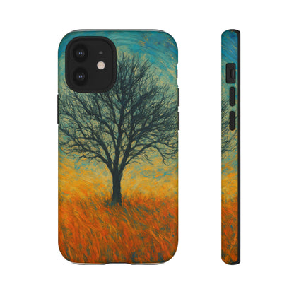 Artistic Phone Case with Tree Design, Nature Lover Gift, Unique Phone Cover, Holiday Present, Eco-friendly Tech Accessories