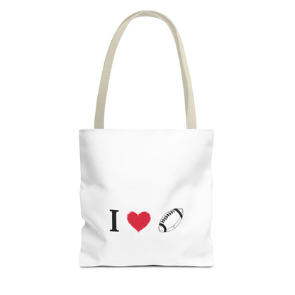 Football Lover's Tote Bag - Perfect for Game Day, Sports Events, Gifts for Fans, Eco-Friendly Carryall, Personal Use, Travel Bag