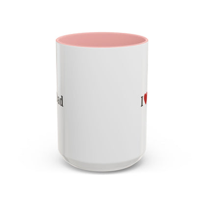 I Love Dad Accent Coffee Mug - Perfect Gift for Father's Day & Birthdays