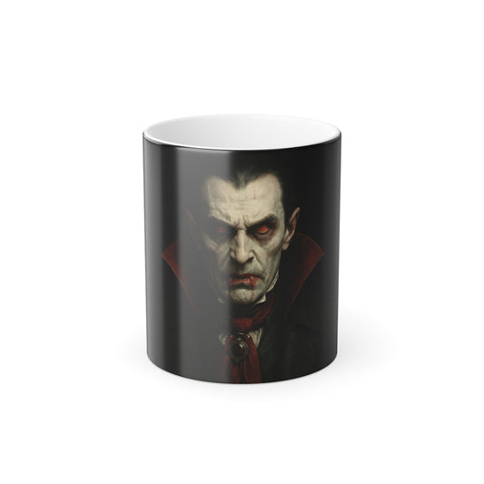 Mystical Color Morphing Mug, Halloween Gift, Gothic Home Decor, Unique Coffee Mug, Spooky Drinkware, Surprise Color Change