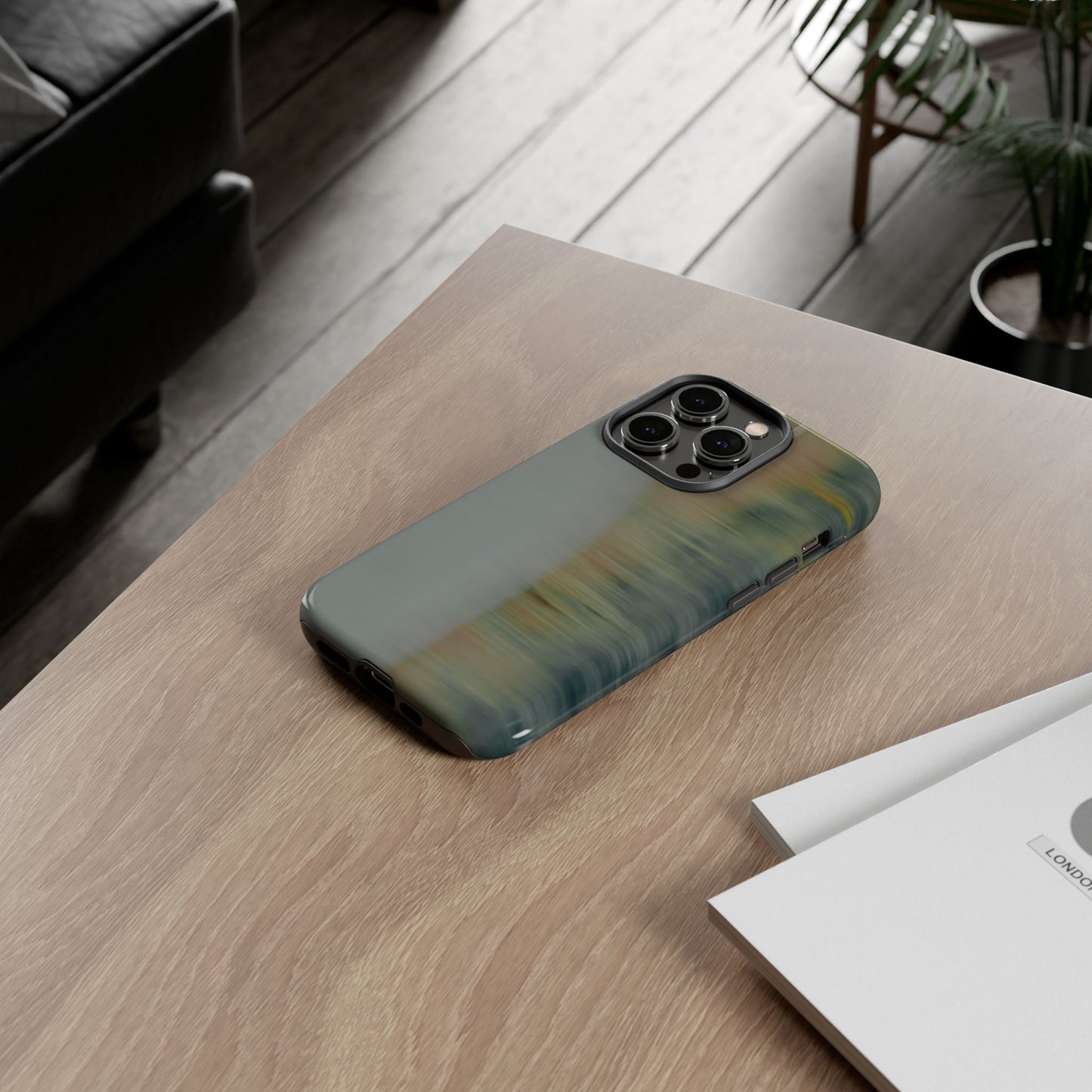 Tough Cases: Modern Abstract iPhone Case for Nature Lovers
