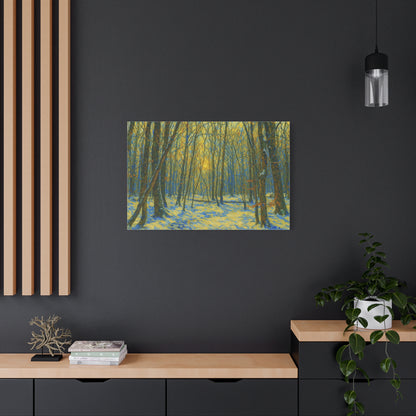 Forest Sunrise Canvas Print, Wall Art, Nature Photography, Home Decor, Gift for Nature Lovers, Landscape Artwork