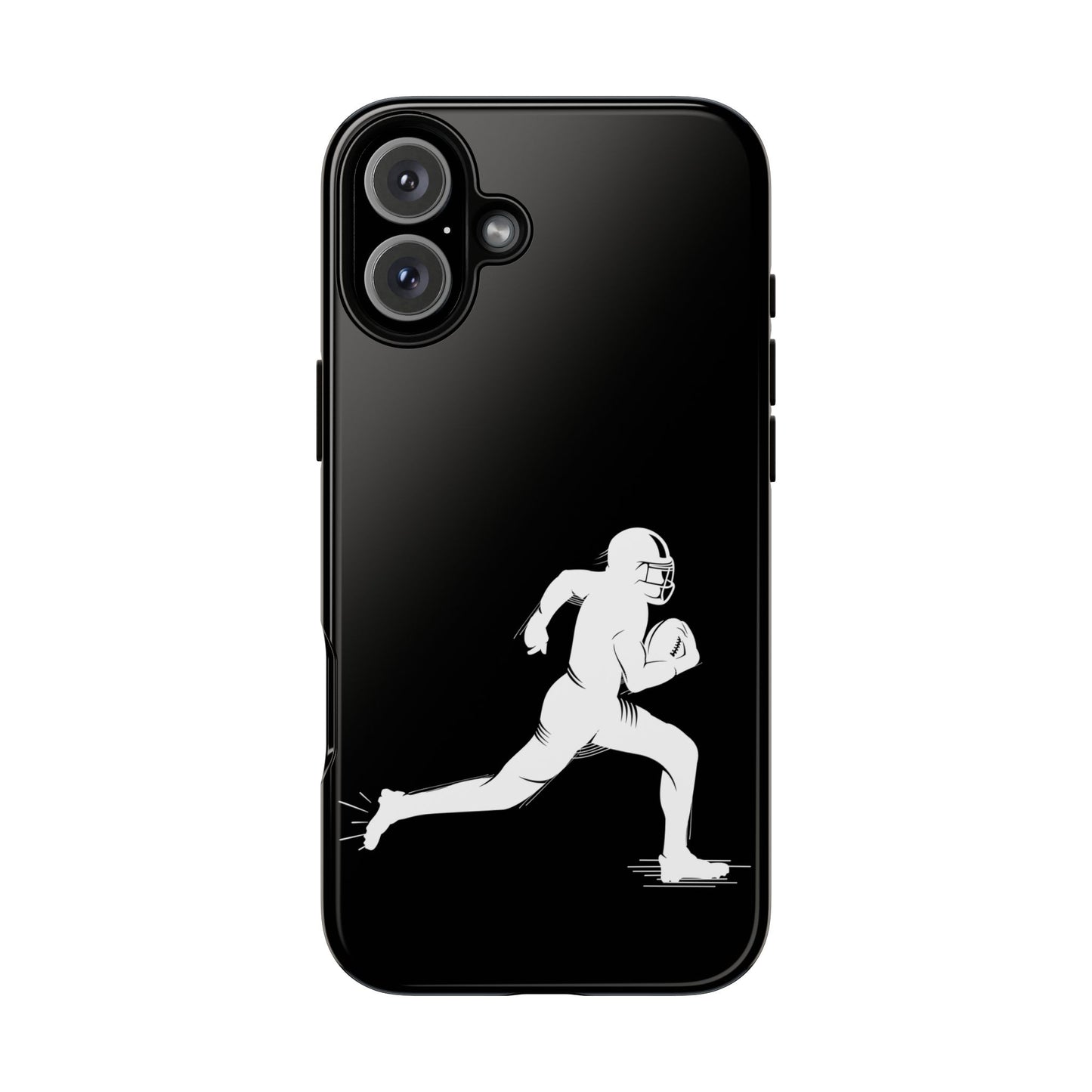 Football Player Phone Case, Tough Cases, Sports Phone Cover, Gift for Athletes, iPhone & Samsung Accessories, Running Player Design