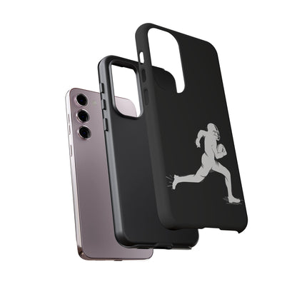Football Player Phone Case, Tough Cases, Sports Phone Cover, Gift for Athletes, iPhone & Samsung Accessories, Running Player Design