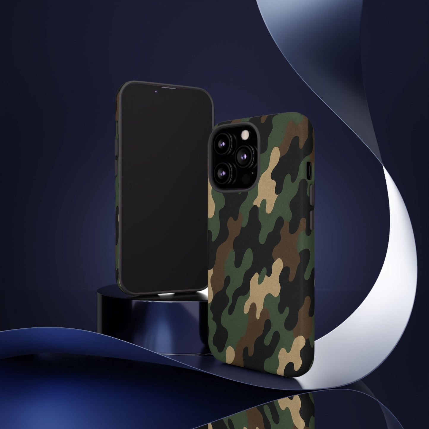 Camouflage Phone Case, Tough Cases, Military Style, Unique Phone Accessories, Gift for Him, Durable Phone Cover