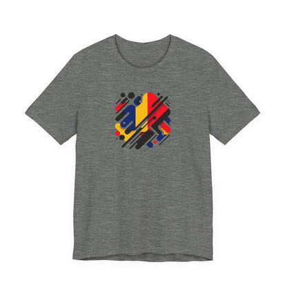Artistic Heart Unisex Jersey Tee - Vibrant Graphic Tee, Casual Wear, Gift for Art Lovers, Birthday Surprise, Everyday Comfort