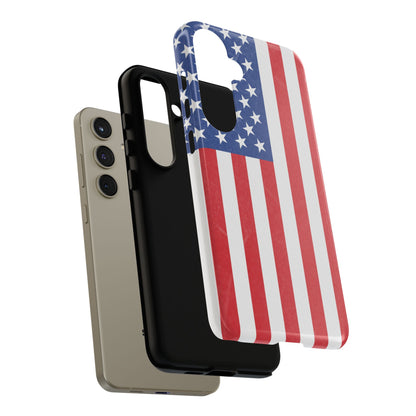 American Flag Phone Case - Patriotic Cell Cover, Tough Cases, USA Pride, Independence Day Gift, Veteran's Day, Phone Protection