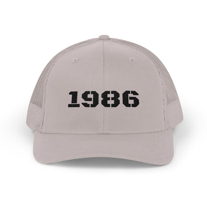 Retro 1986 Snapback Trucker Cap | Vintage Style Cap for Birthdays, Gifts, Sports, and Everyday Wear