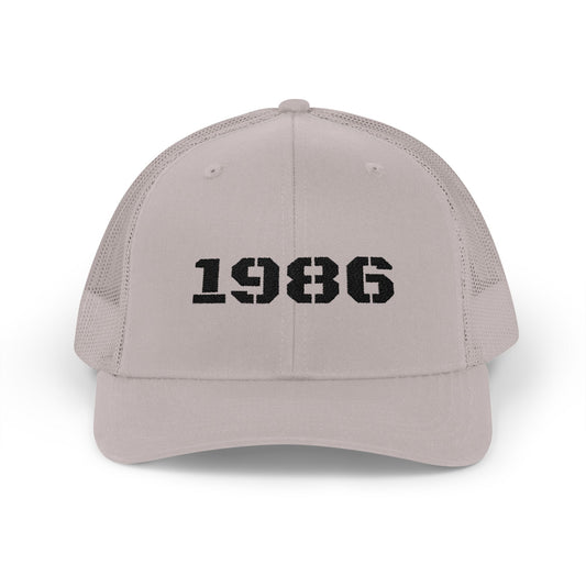 Retro 1986 Snapback Trucker Cap | Vintage Style Cap for Birthdays, Gifts, Sports, and Everyday Wear