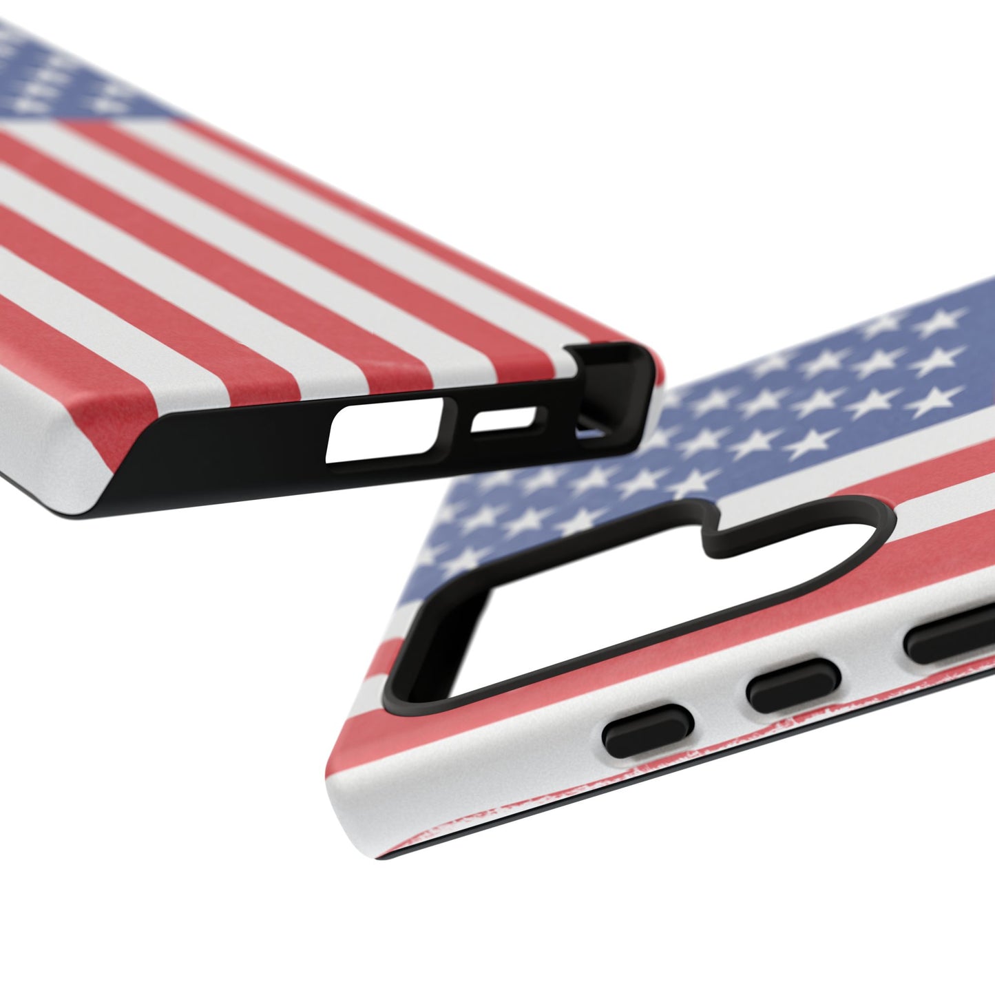 Patriotic Phone Case - Tough Cases for Veterans, USA Lovers, Independence Day, Memorial Day, Flag Design