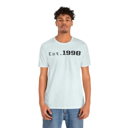 Vintage Est. 1998 Tee - Retro Unisex Shirt for Birthdays, Gifts, Everyday Wear, Casual Style, Nostalgia