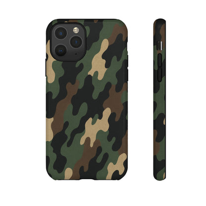 Camouflage Phone Case, Tough Cases, Military Style, Unique Phone Accessories, Gift for Him, Durable Phone Cover