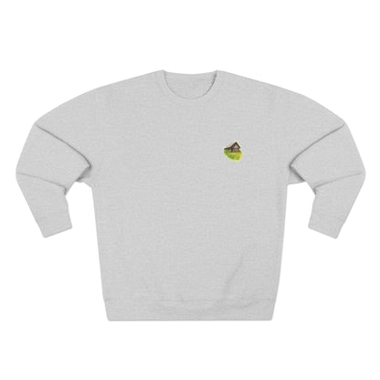Cozy Art Print Crewneck Sweatshirt: Nature Lover, Graphic Sweater, Unique Gift, Home Decor Apparel, Casual Style