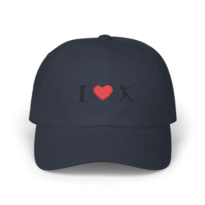 I Love Baseball Dad Cap, Sporty Hat for Dads, Baseball Lover Gift, Father's Day Gift, Casual Everyday Wear