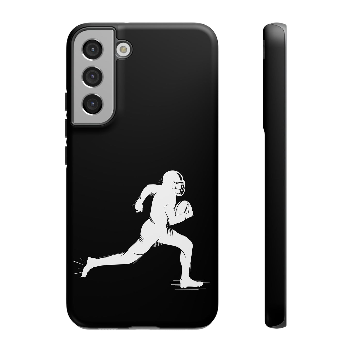 Football Player Phone Case, Tough Cases, Sports Phone Cover, Gift for Athletes, iPhone & Samsung Accessories, Running Player Design