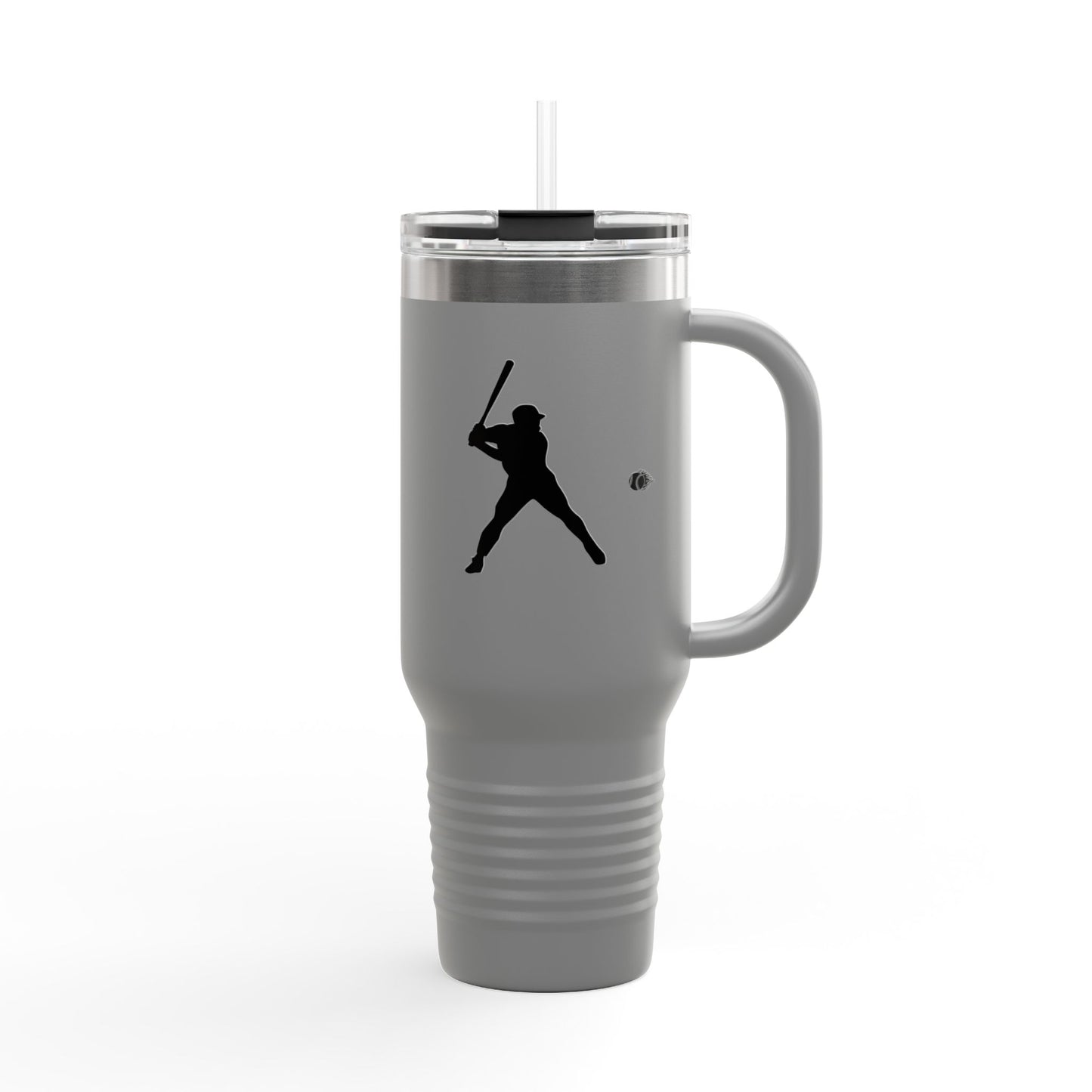 Baseball Player Insulated Travel Mug - 40oz, Sports Enthusiast Gift, Coffee Cup, Active Lifestyle, Personalized Mug, Custom Travel Tumbler