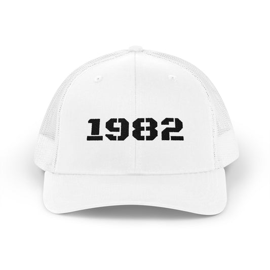 Vintage 1982 Snapback Trucker Cap, Retro Cap, Custom Hat, Gift for Him, Birthday Gift, Dad Hat, Casual Wear