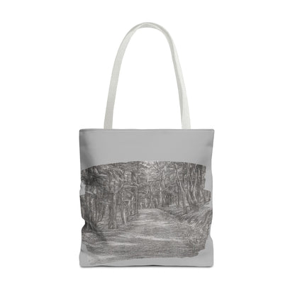 Scenic Path Tote Bag, Reversible Tote, Eco-Friendly Shopper, Outdoor Adventure Bag, Gift for Nature Lovers, Stylish Carryall