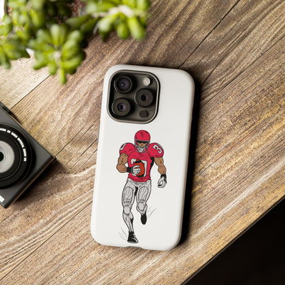 Football Player Tough Case, Sports Phone Cover, Athlete Gift, Tough Phone Case, Fall Sports, Football Lover's Accessory